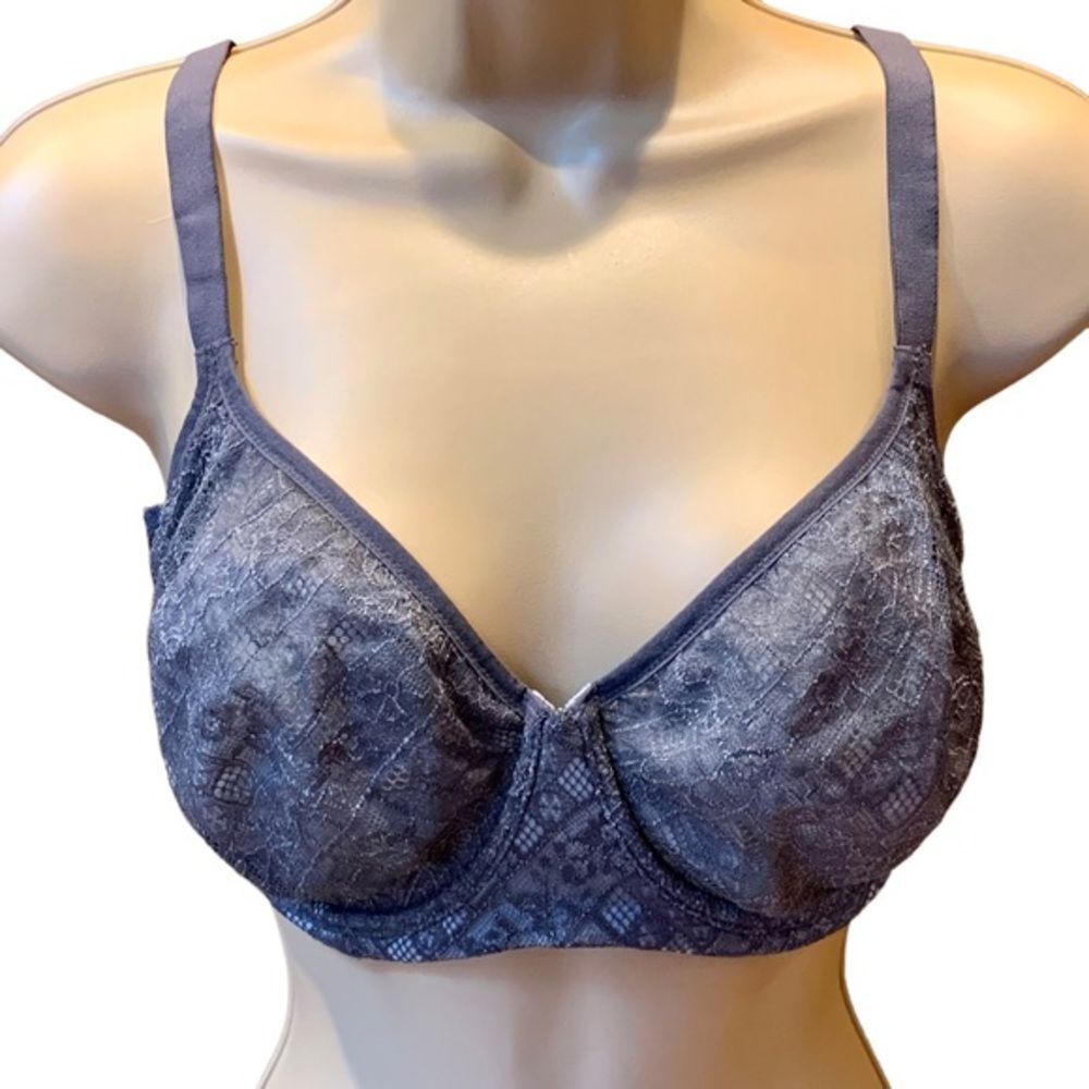 Victoria’s Secret Unlined Gray‎ Demi Bra 38DDD.